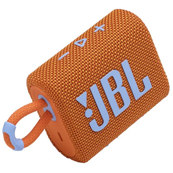 JBL Go 3 - Orange - Portable Waterproof Speaker - Detailshot 1