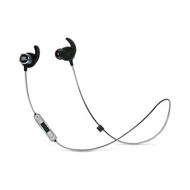 JBL REFLECT MINI 2 - Black - Lightweight Wireless Sport Headphones - Hero