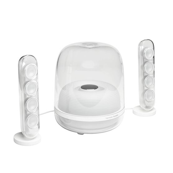 Harman Kardon SoundSticks 4 - White - Bluetooth Speaker System - Hero