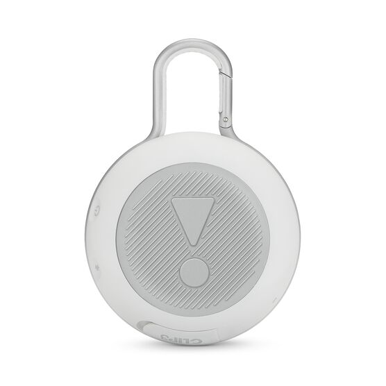 JBL Clip 3 - Steel White - Portable Bluetooth® speaker - Back