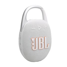 JBL Clip 5 - White - Ultra-portable waterproof speaker - Hero