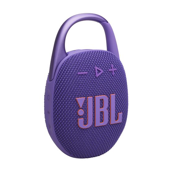 JBL Clip 5 - Purple - Ultra-portable waterproof speaker - Hero
