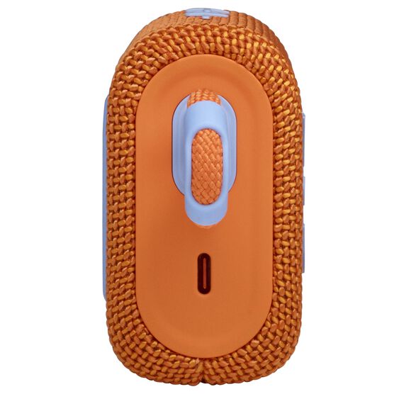 JBL Go 3 - Orange - Portable Waterproof Speaker - Left