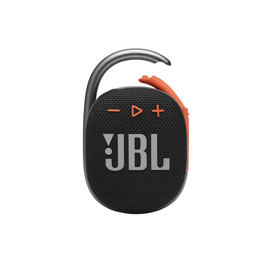 JBL Clip 4 - Black / Orange - Ultra-portable Waterproof Speaker - Front image number null