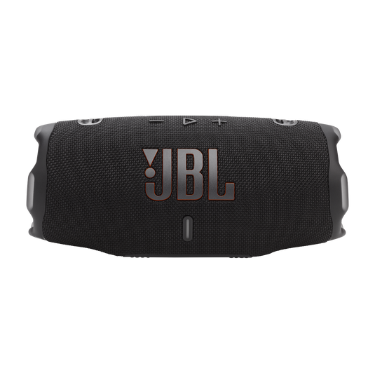 JBL Charge 6 - Black - Portable waterproof and drop-proof Bluetooth speaker - Front image number null