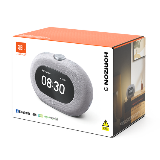 JBL Horizon 3 with FM - Grey - Bluetooth® clock radio speaker with FM - Detailshot 8 image number null