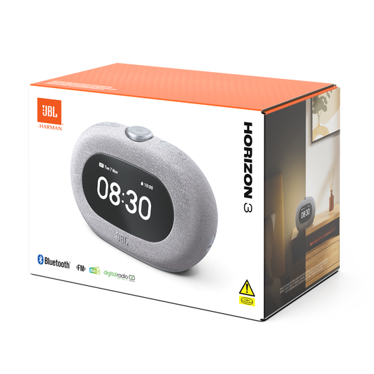 JBL Horizon 3 with FM - Grey - Bluetooth® clock radio speaker with FM - Detailshot 8 image number null