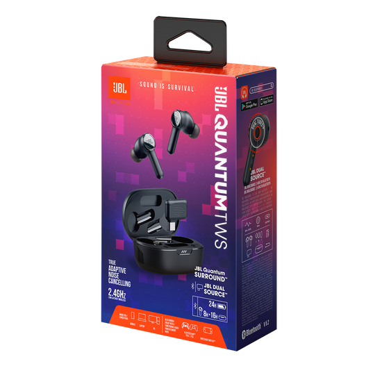 JBL Quantum TWS | ハイブリッドノイズキャンセリング搭載ゲーミング 