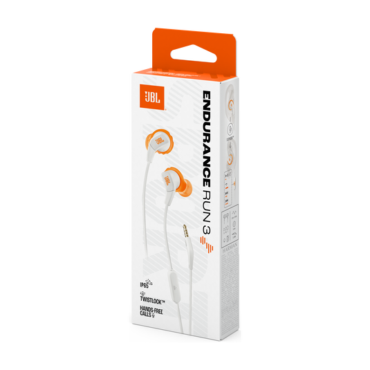 JBL Endurance Run 3 - White - Wired Sport Headphones - Detailshot 15 image number null