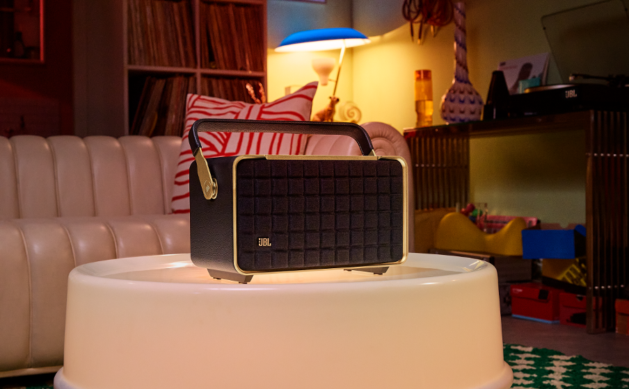 JBL Authentics 300 | オーセンティックデザインのポータブル