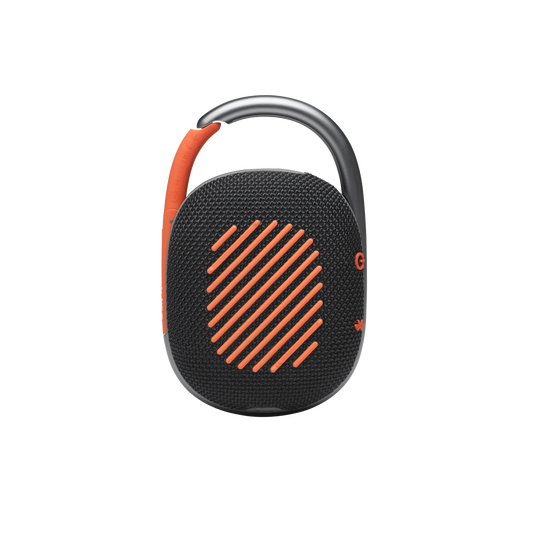 JBL Clip 4 - Black / Orange - Ultra-portable Waterproof Speaker - Back image number null