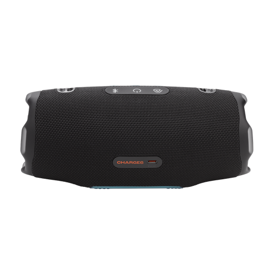 JBL Charge 6 - Black and Orange - Portable waterproof and drop-proof Bluetooth speaker - Back image number null