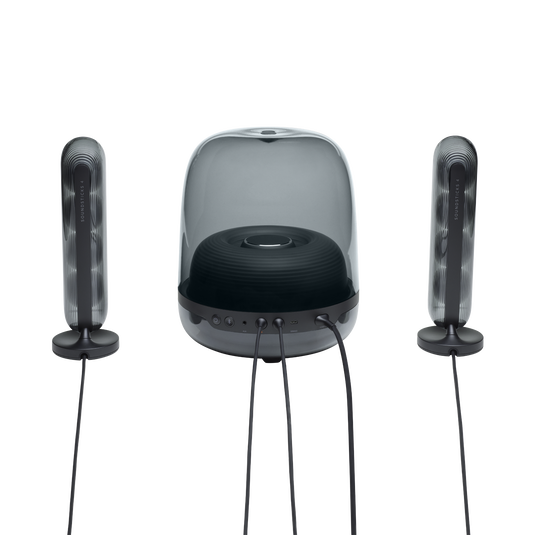 Harman Kardon SoundSticks 4 - Black - Bluetooth Speaker System - Back image number null