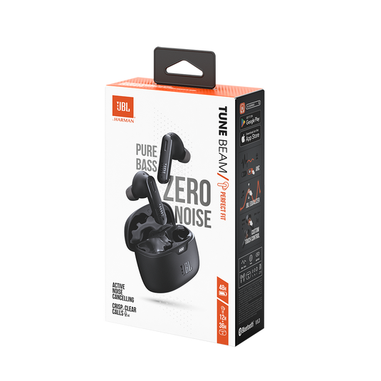 JBL Tune Beam - Black - True wireless Noise Cancelling earbuds - Detailshot 15 image number null