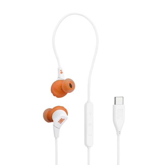 JBL Endurance Run 3 USB-C - White - USB-C Wired Sport Headphones - Hero image number null
