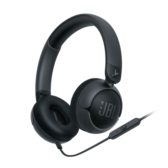 JBL Junior 320 - Black - Wired on-ear kids headphones - Hero image number null