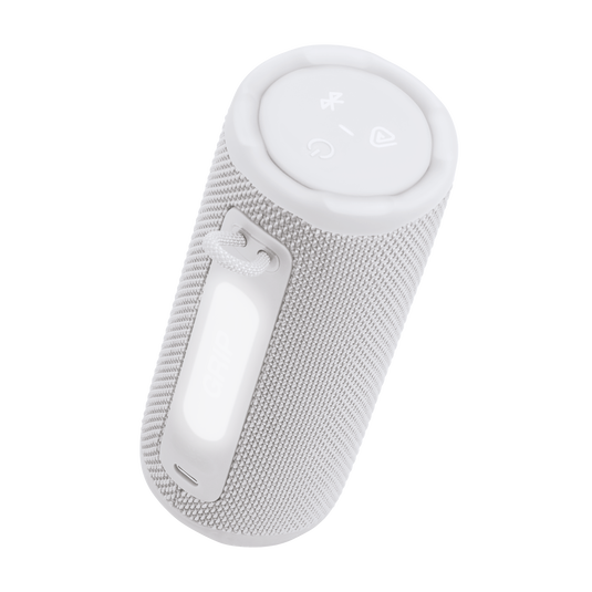 JBL Grip - White - Compact Bluetooth speaker with bold JBL Pro Sound and ambient light - Detailshot 1 image number null
