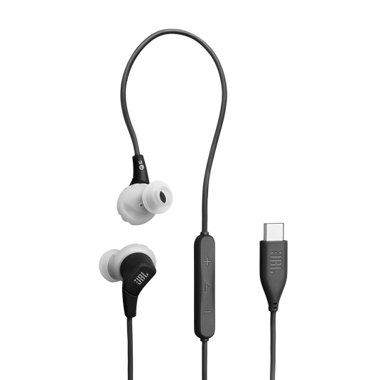 JBL Endurance Run 3 USB-C - Black / Gray - USB-C Wired Sport Headphones - Hero image number null