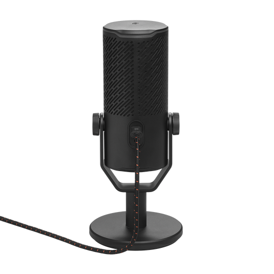JBL Quantum Stream Studio - Chrome - Quad pattern premium USB microphone for streaming, recording and gaming - Back image number null
