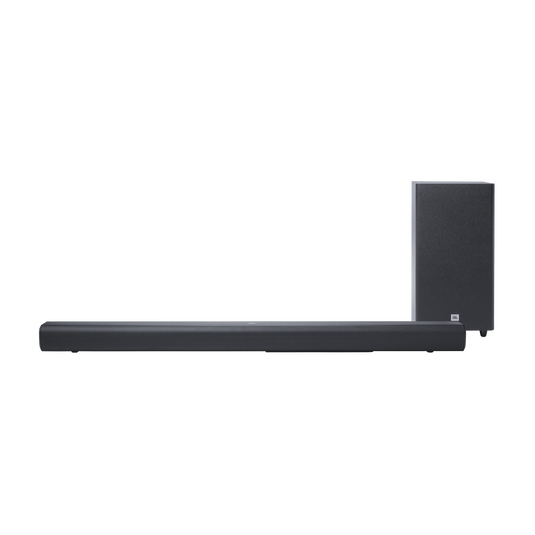 JBL Cinema SB580 - Black - 3.1 Channel Soundbar with Virtual Dolby Atmos&reg; and Wireless Subwoofer - Detailshot 1 image number null