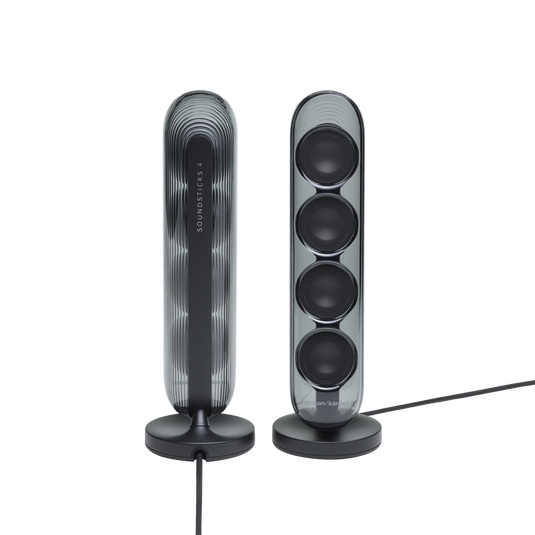 Harman Kardon SoundSticks 4 - Black - Bluetooth Speaker System - Detailshot 1 image number null