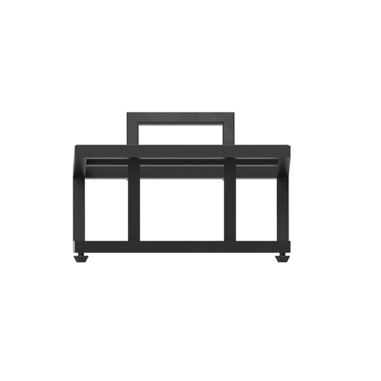 JS-150 - Black - Loudspeaker Stand for Extra Large Classic and Studio Monitor Loudspeakers - Front image number null