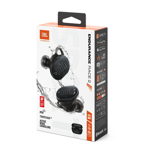 イヤホン JBL ENDURANCE RACE 2 JBL Endurance Race 2 | 防水対応完全ワイヤレスイヤホン