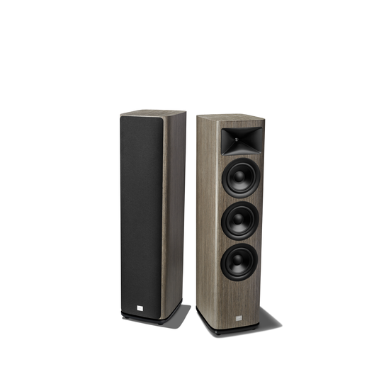 HDI-3600 - Grey Oak - 2 ½-way Triple 6.5-inch (165mm) Floorstanding Loudspeaker - Detailshot 1 image number null