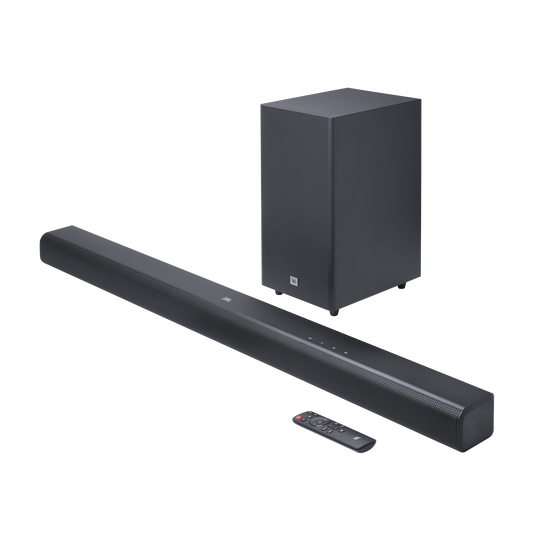 JBL Cinema SB580 - Black - 3.1 Channel Soundbar with Virtual Dolby Atmos&reg; and Wireless Subwoofer - Hero image number null