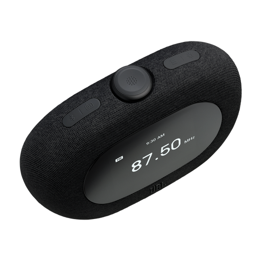 JBL Horizon 3 with FM - Black - Bluetooth® clock radio speaker with FM - Detailshot 1 image number null