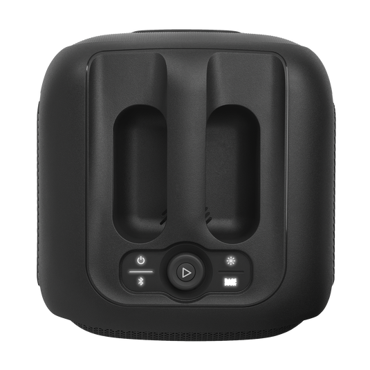 JBL Partybox Encore Essential - Black - Portable party speaker with powerful 100W sound, built-in dynamic light show, and splash proof design. - Top image number null