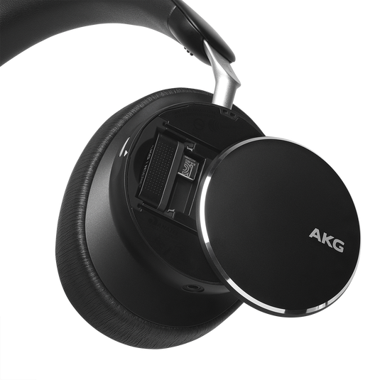 AKG N9 Hybrid - Black - Wireless over-ear noise cancelling headphones - Front image number null