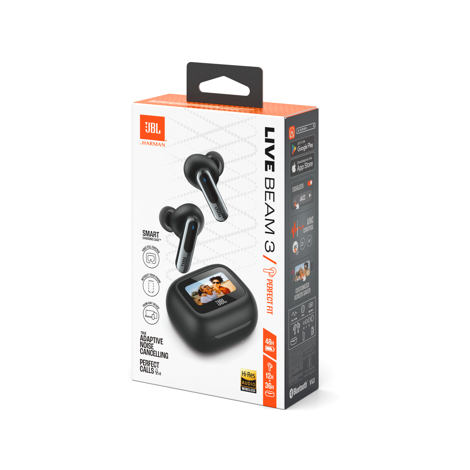 新品未開封】JBL LIVE BEAM3 タッチパネル搭載ワイヤレスイヤフォン