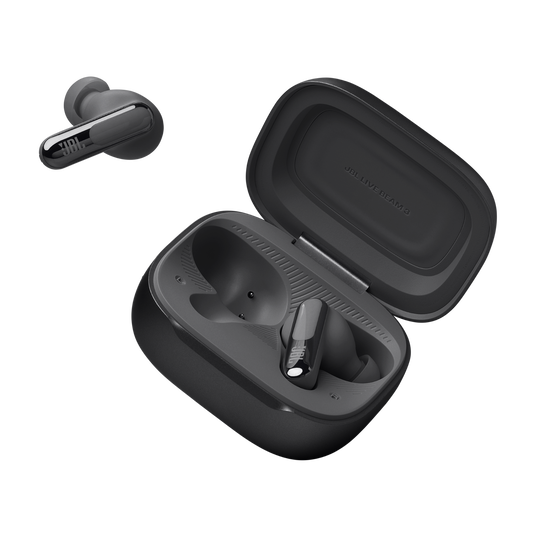 JBL Live Beam 3 - Black - True wireless noise-cancelling closed-stick earbuds - Top image number null