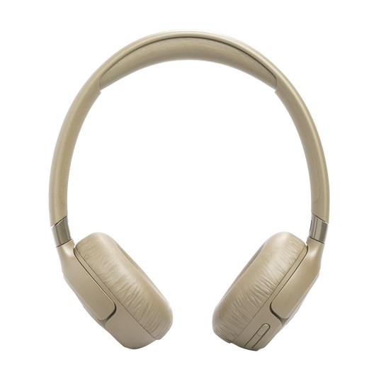 JBL Tune 680NC - Beige - Wireless on-ear Noise cancelling headphones - Bottom image number null