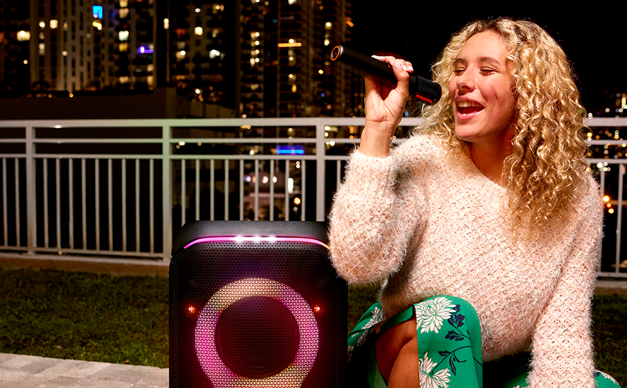 JBL PartyBox Wireless Mic 低ノイズ設計 - Image