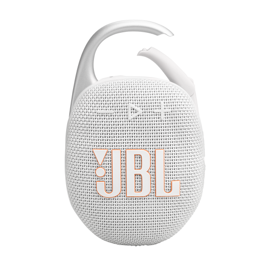 JBL Clip 5 - White - Ultra-portable waterproof speaker - Front image number null
