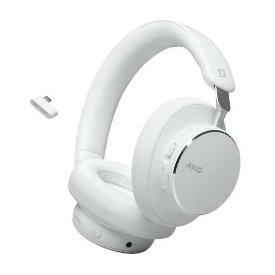 AKG N9 Hybrid - White - Wireless over-ear noise cancelling headphones - Hero image number null