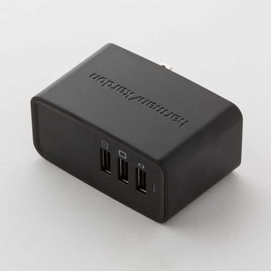 Harman Kardon ESQUIRE 3-Port USB AC power adapter - Black - Detailshot 1 image number null