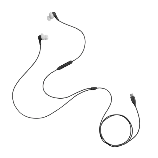 JBL Endurance Run 3 USB-C - Black / Gray - USB-C Wired Sport Headphones - Detailshot 3 image number null