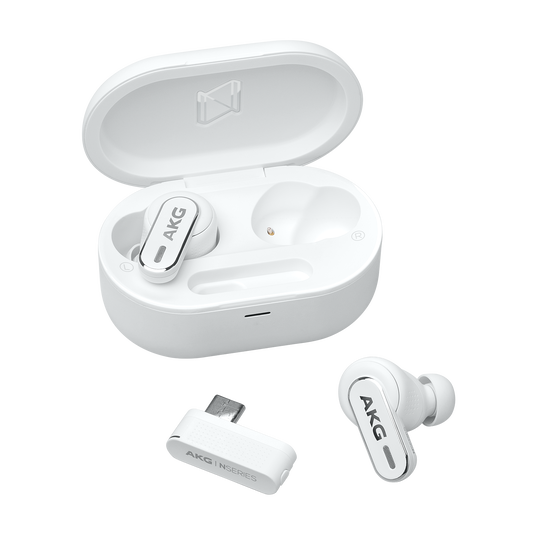 AKG N5 HYBRID ワイヤレスイヤホン ホワイト AKG N5 Hybrid | ハイブリッドノイズキャンセリング完全ワイヤレスイヤホン