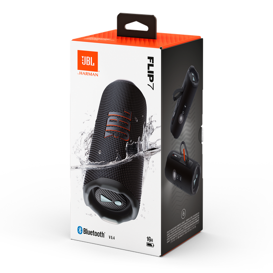 JBL Flip 7 - Black - Portable waterproof and drop-proof  speaker - Detailshot 9 image number null
