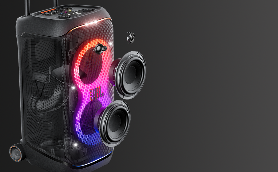 ロ*ェ様 JBL PartyBox Stage 320スピーカー 2台セット JBL PartyBox Stage 320 | ホイール付きポータブルパーティースピーカー
