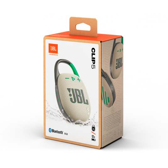JBL Clip 5 - Sand - Ultra-portable waterproof speaker - Detailshot 15 image number null