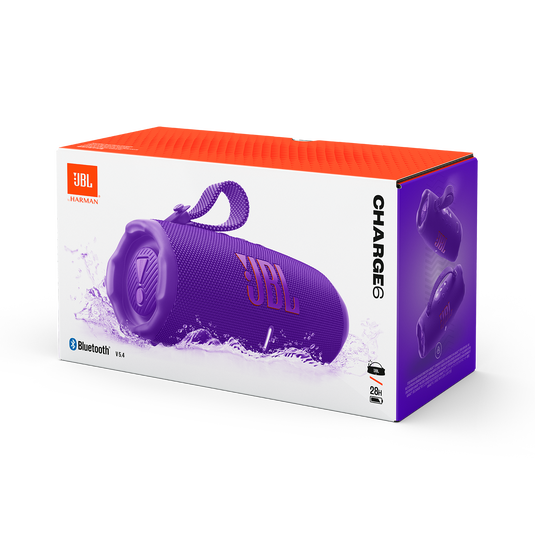 JBL Charge 6 - Purple - Portable waterproof and drop-proof Bluetooth speaker - Detailshot 4 image number null