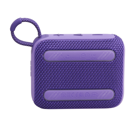 JBL Go 4 - Purple - Ultra-Portable Bluetooth Speaker - Back image number null