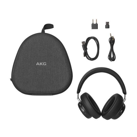 AKG N9 Hybrid - Black - Wireless over-ear noise cancelling headphones - Detailshot 6 image number null