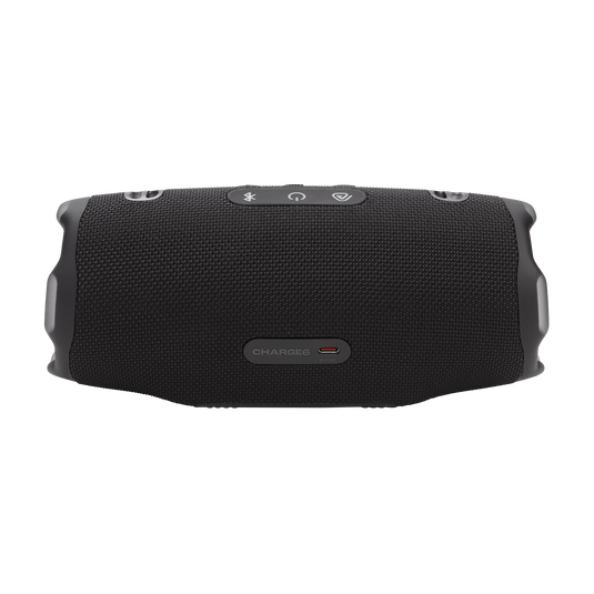 JBL Charge 6 - Black - Portable waterproof and drop-proof Bluetooth speaker - Back image number null