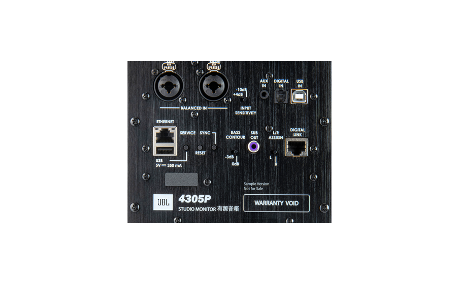 4305P Studio Monitor USB-Bおよび光デジタル入力、XLR / 6.3mmフォンジャックおよび3.5mm AUX入力など豊富なデジタル&アナログ入力を装備 - Image