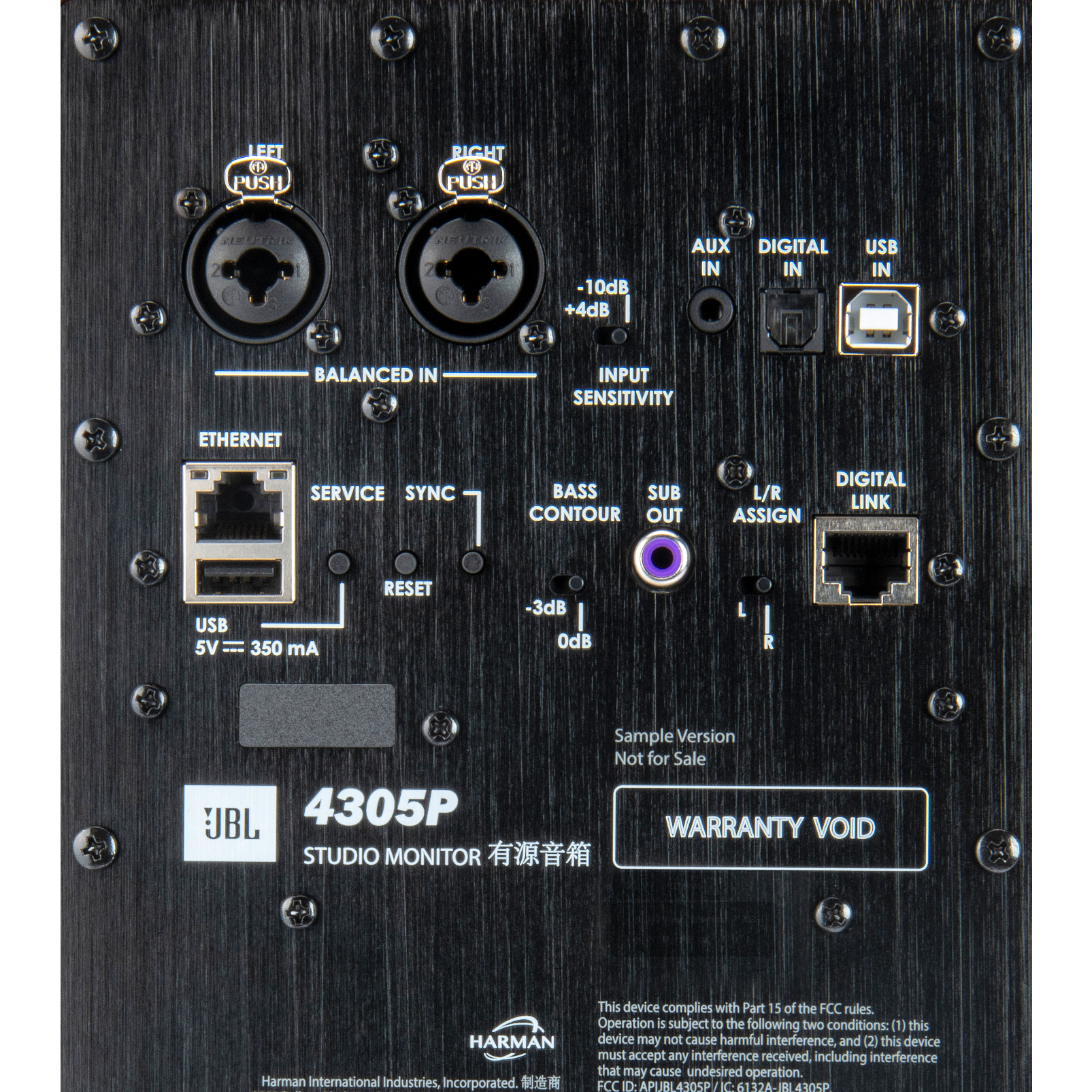 4305P Studio Monitor | 「4305P」は、高解像度のストリーミング 